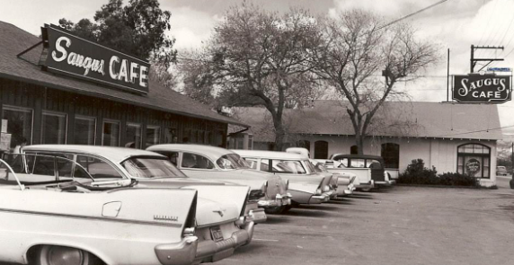 Saugus Cafe -Los Angeles në vitin 1957