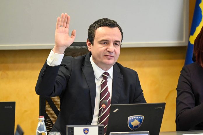 Kryeministri i Republikës së Kosovës, Albin Kurti