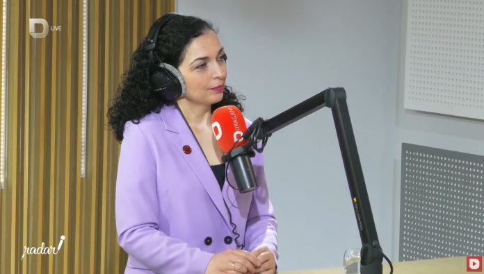 Presidentja e Republikës së Kosovës, Vjosa Osmani në 