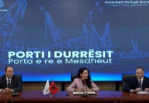 Liburn Aliu nis punën si drejtues i portit të Durrësit, prezantohet nga ministrja Balluku