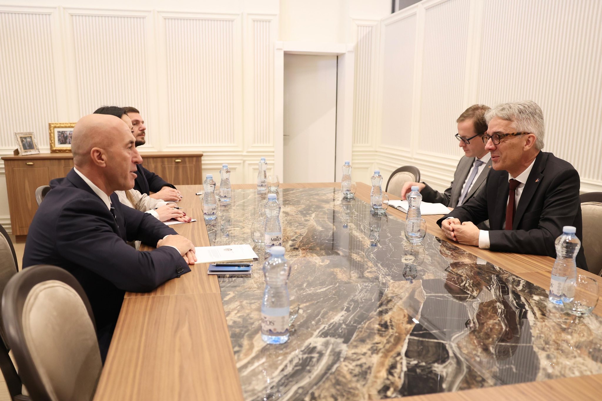 Haradinaj takon ambasadorin e ri gjerman: Kërkova mbështetjen e tij për të qenë pjesë e NATO-s dhe BE-së