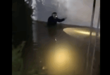 Policia shpëton dy të moshuar nga përmbytjet në Gjilan