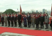 Dita e Çlirimit, Begaj dhe Rama bëjnë homazhe në Varrezat e Dëshmorëve