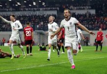 Shqipëria mposhtet 0-2 nga Anglia, por ruan shpresat për Botërorin përmes play-offit