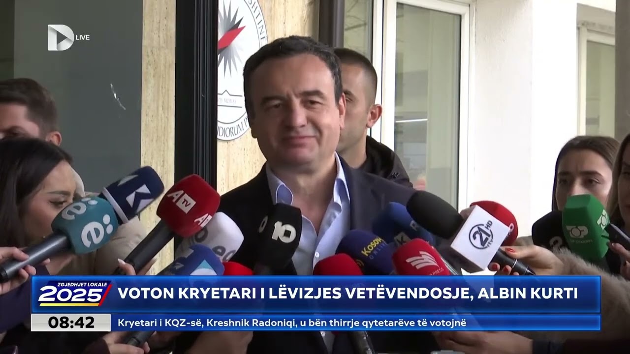 Albin Kurti deklarohet pas votimit, gazetarja e pyet: A qëndrove mbrëmë në Mitrovicë?