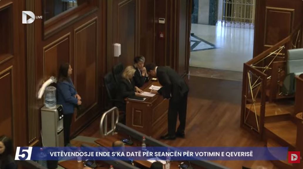 Vetëvendosje ende s ka datë për seancën për votimin e qeverisë