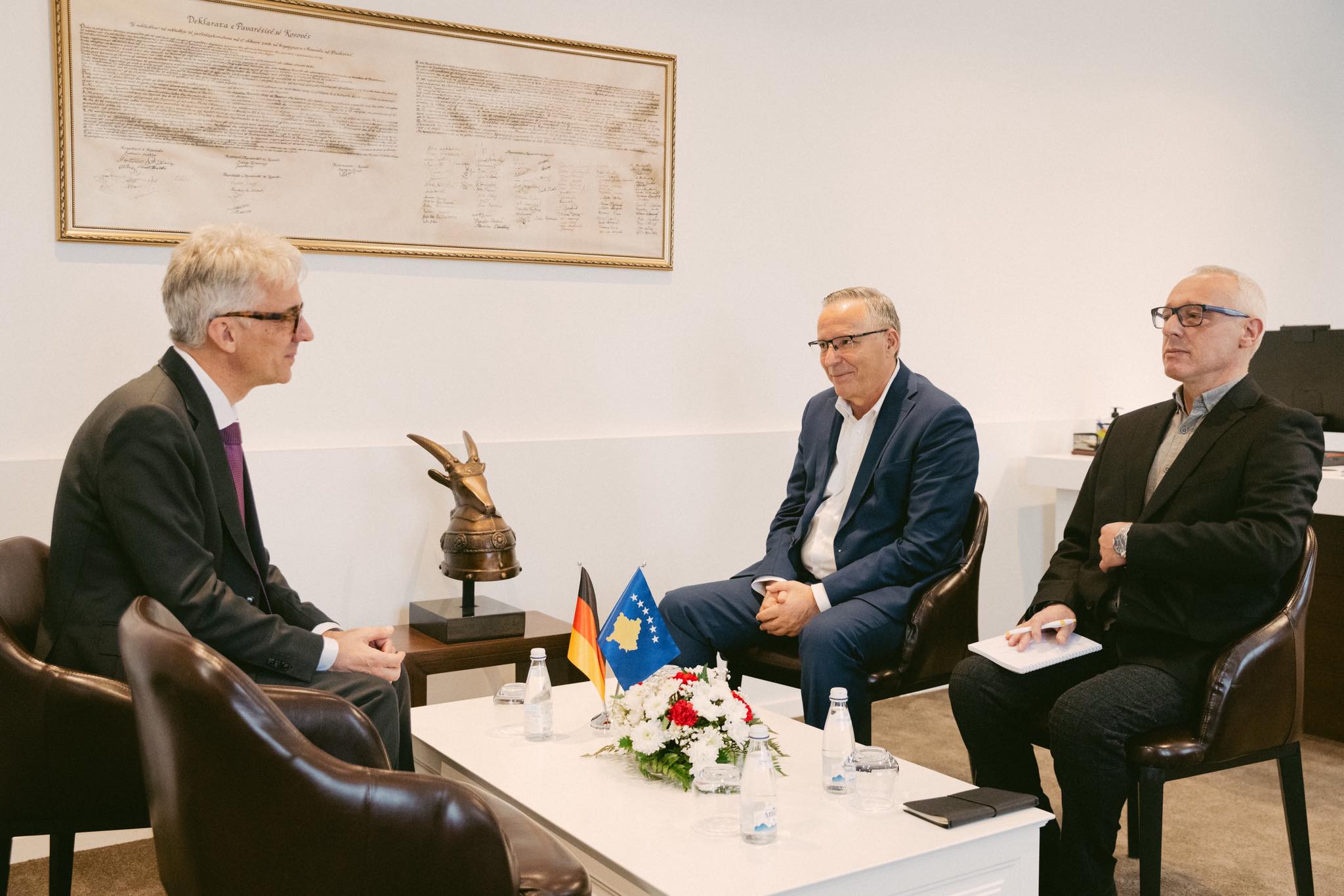 Hamza i shpreh gatishmëri ambasadorit gjerman për formimin e institucioneve të reja pas zgjedhjeve