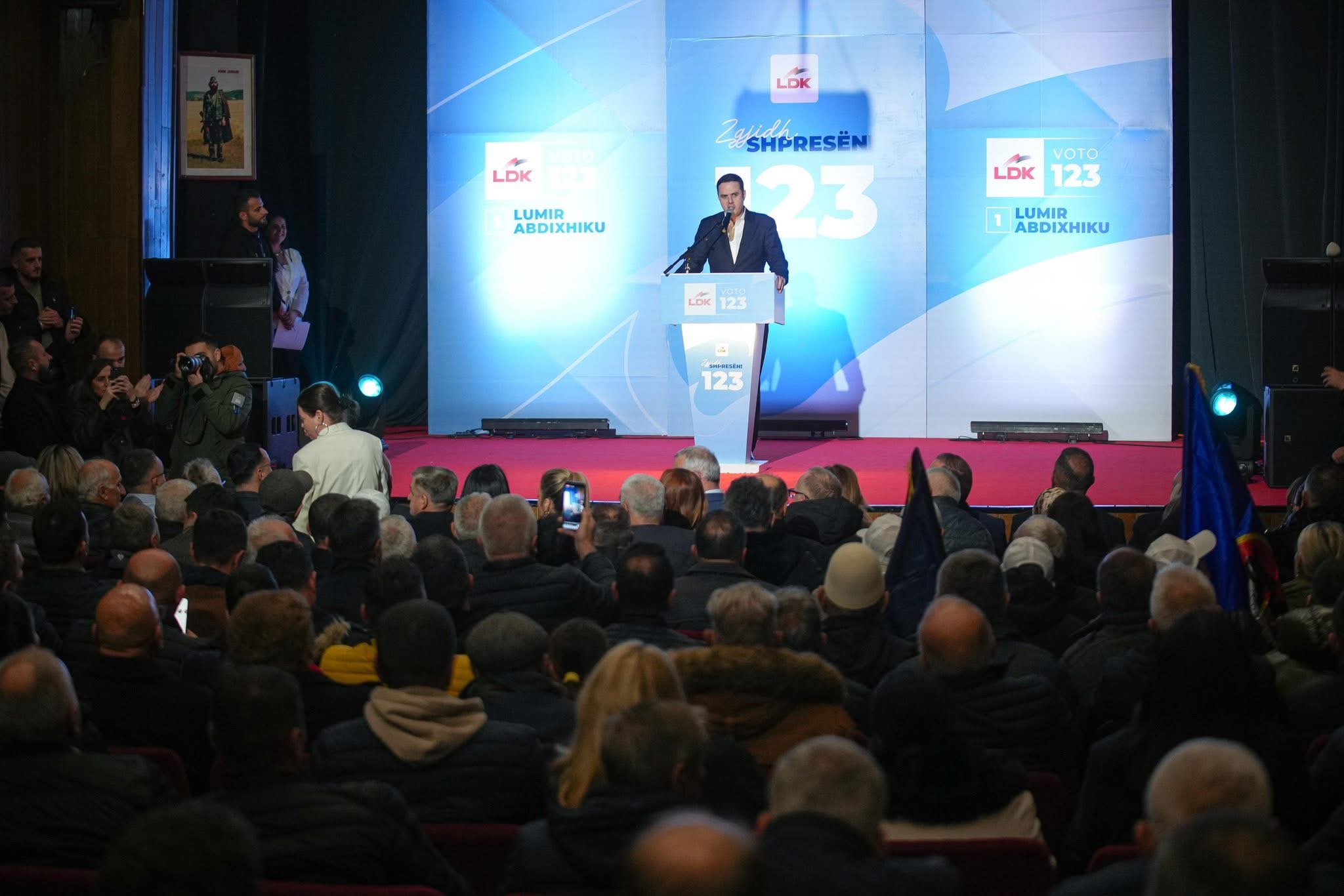 Abdixhiku në Vushtrri  LDK ja mbetet shpresa e parë dhe e fundit për Kosovën