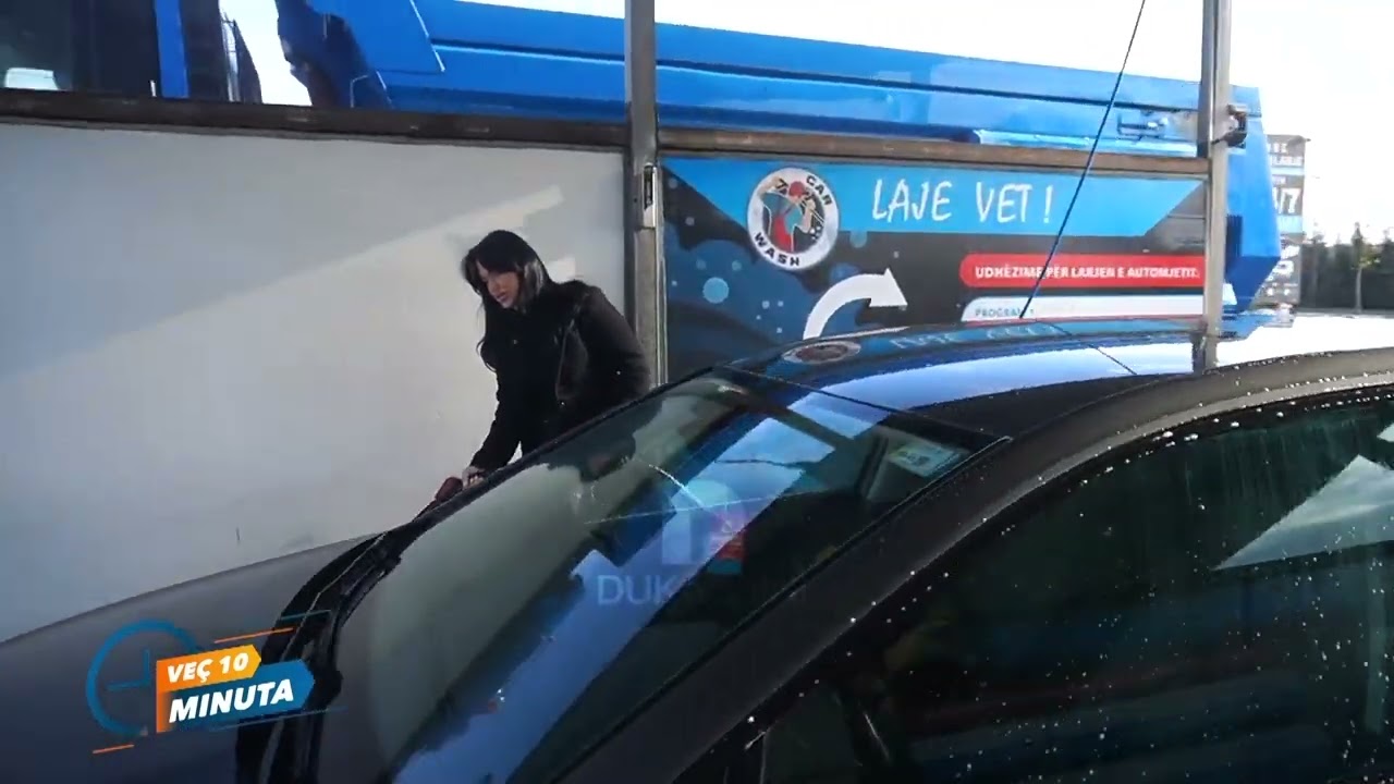  E kam la po s po i heket    Mu ka lodh dora    Anjeza sfidon vetën në pastrimin e makinës