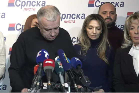 Rezultate pa buzëqeshje  Lista Serbe me fytyra të ngrysura dhe pa festë me flamuj serb