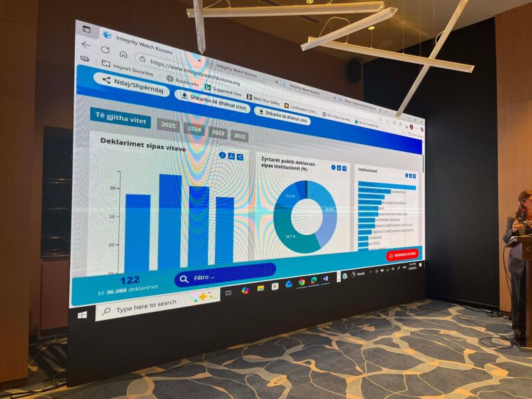 KDI lanson platformën  Integrity Watch Kosova  për monitorimin e integritetit dhe luftimin e korrupsionit