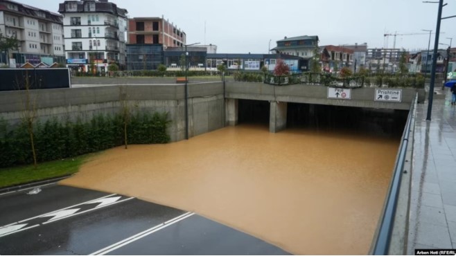 Projekti milionësh në Malishevë përmbytet  ndërsa mungon pranimi teknik