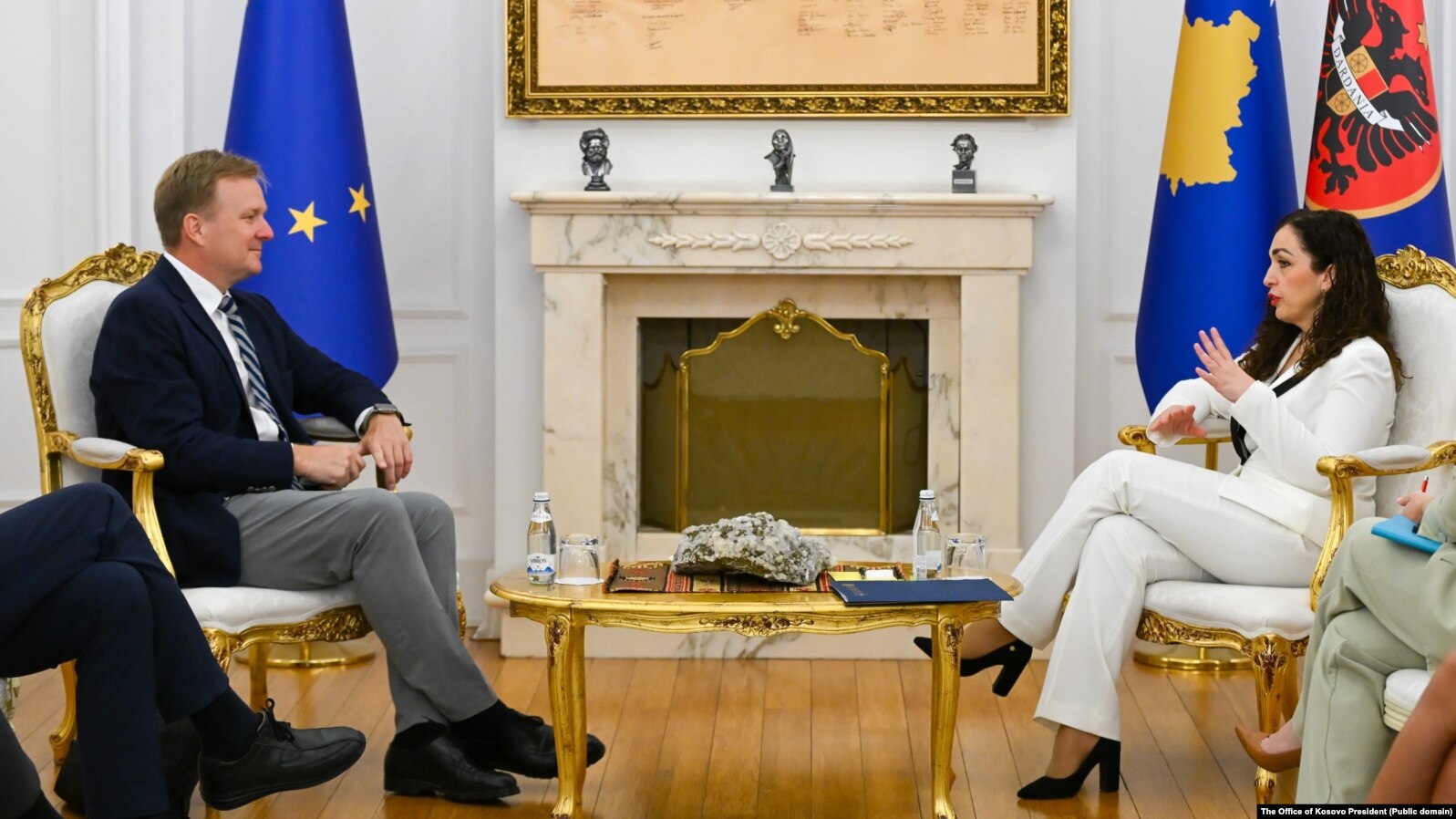 Sorensen në Kosovë  Osmani do ta presë në takim