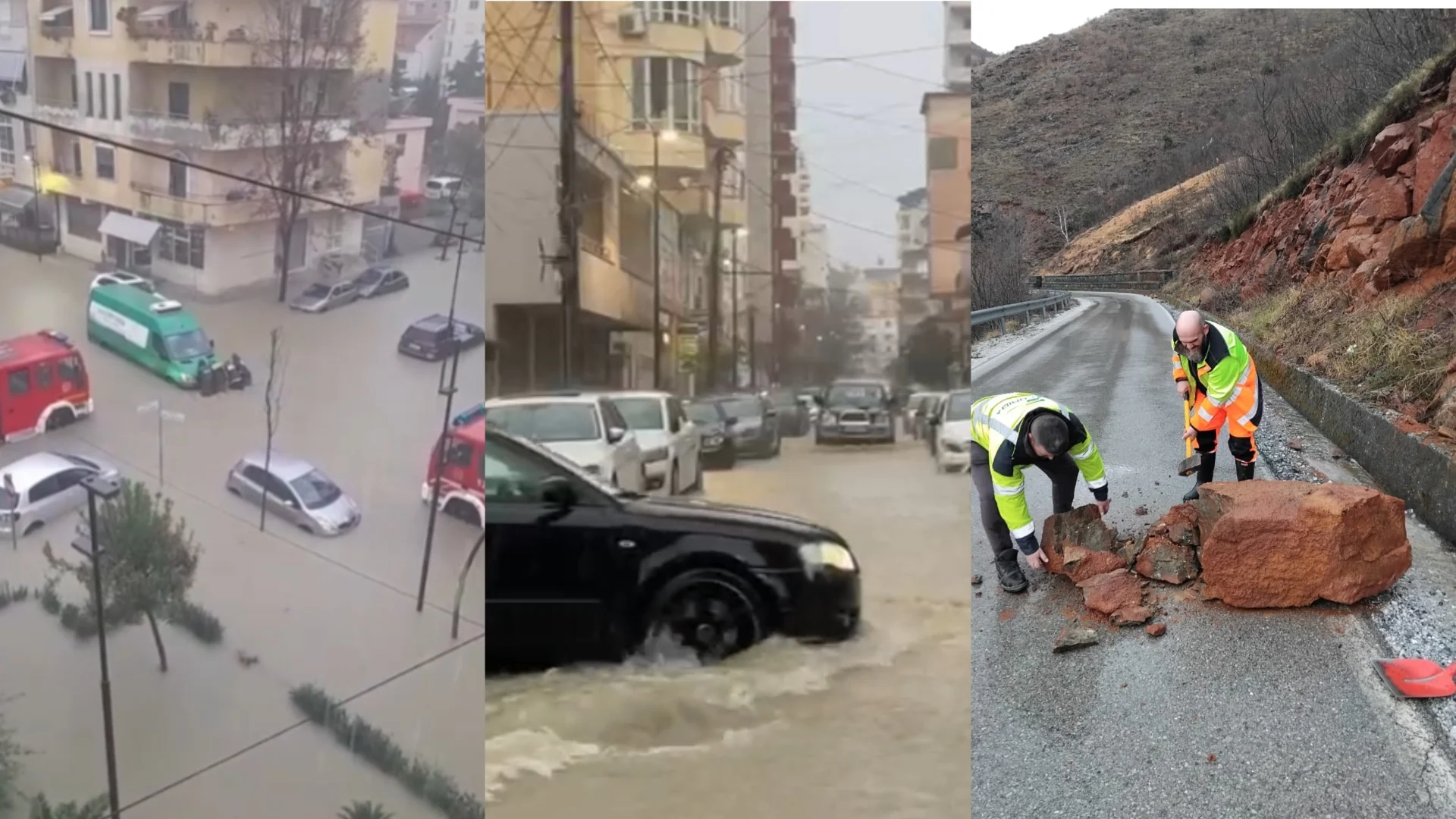 Përmbytje në Durrës  Lezhë dhe Kukës   Pezullohet mësimi  nis evakuimi i familjeve