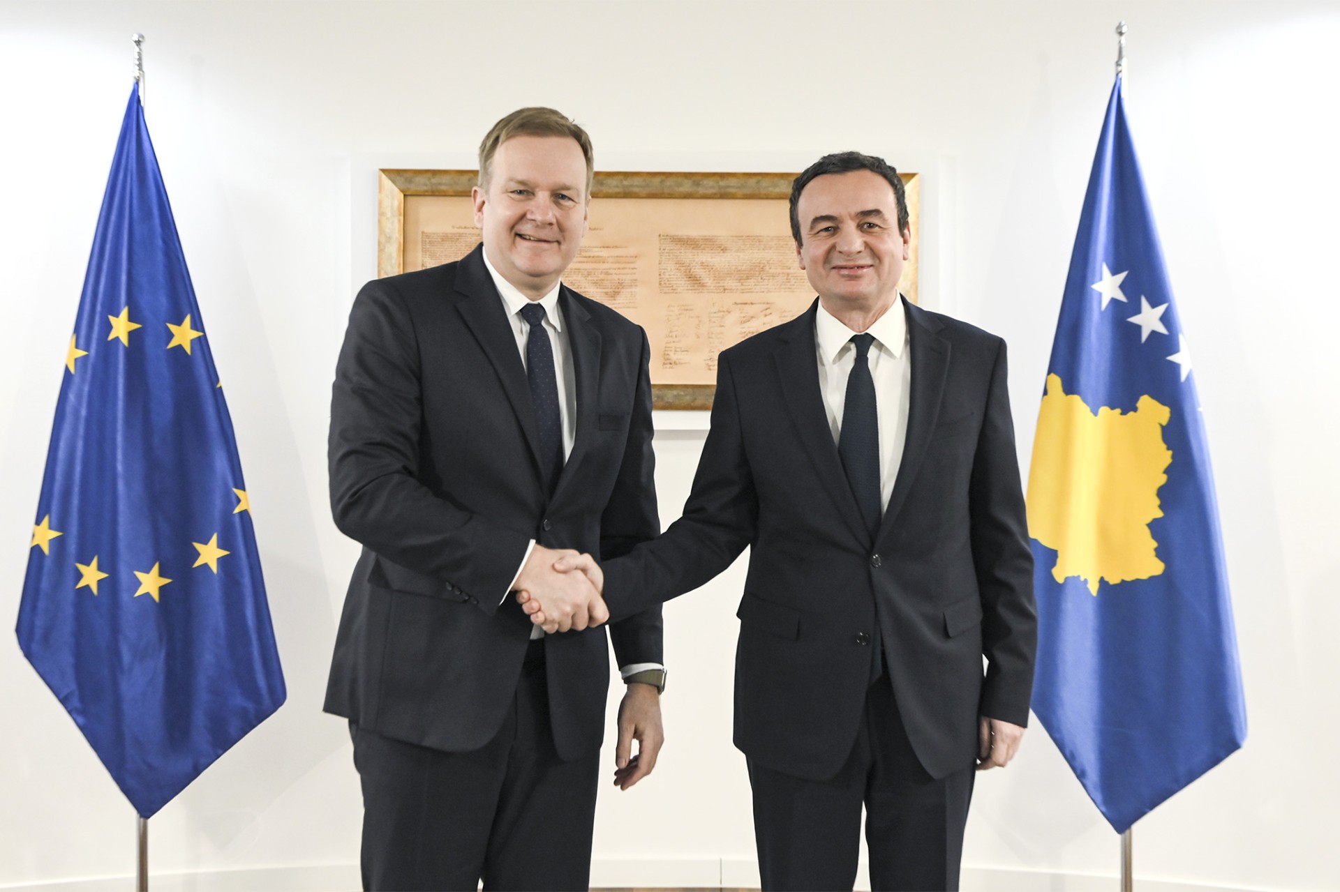 Detaje nga takimi Kurti Sorensen  u diskutua për dialogun  letrën e ish kryeministres serbe si dhe dorëzimin e Milan Radoiçiqit