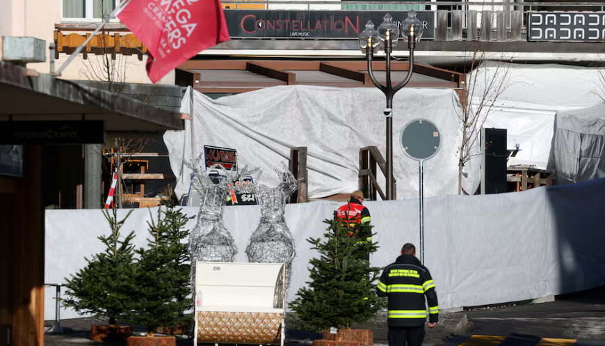 Detaje nga zjarri në një qendër skijimi në Zvicër