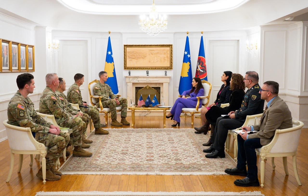 Osmani  Prania e ushtrisë së SHBA së në KFOR  jetike për sigurinë në Kosovë