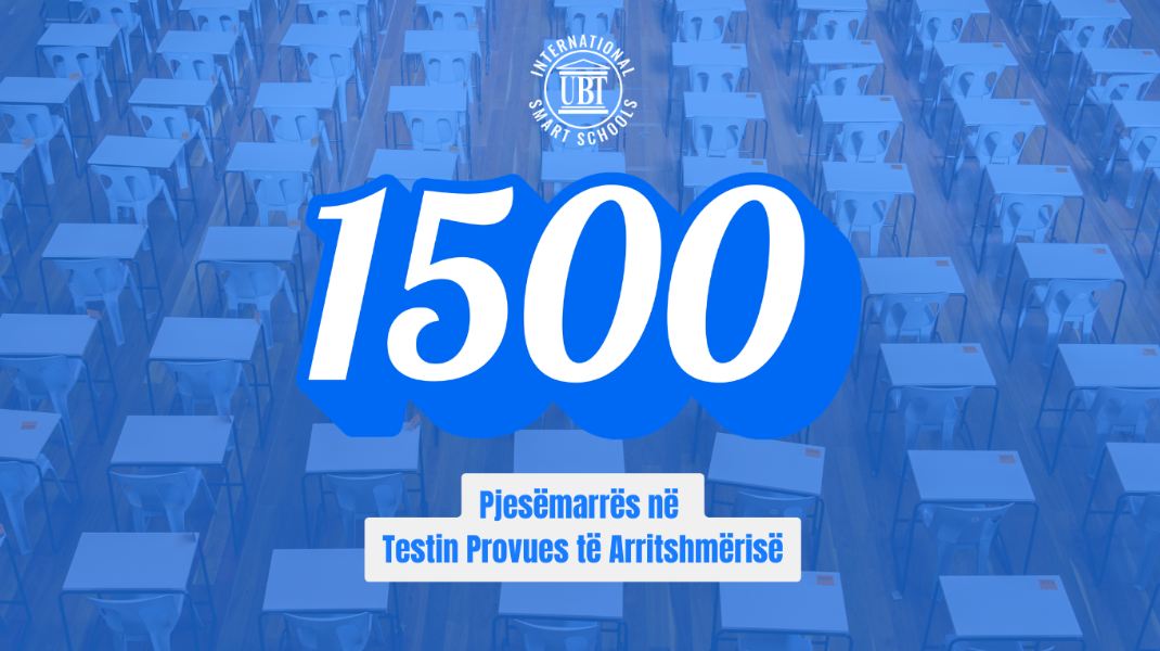 Pjesëmarrje rekord në Testin Provues të Arritshmërisë të organizuar nga UBT International Smart Schools  Mbi 1 500 nxënës nga e gjithë Kosova