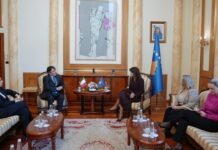 Haxhiu pret në takim ambasadorin italian, Maurizio Antonini