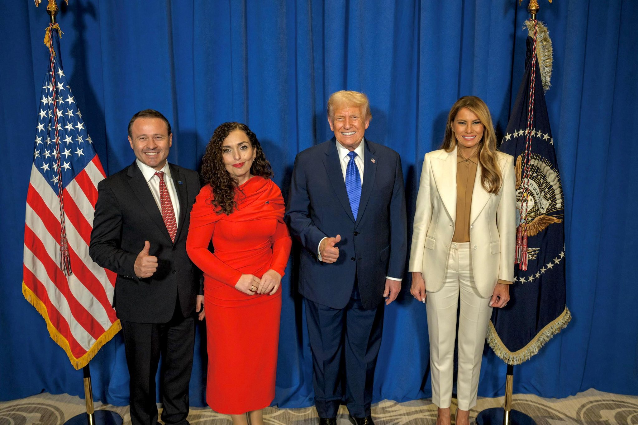 Prindon Sadriu ftohet nga Melania Trump në Shtëpinë e Bardhë për Samitin FFT