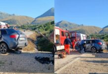 Aksident tragjik në aksin Kardhiq–Delvinë të Shqipërisë, humb jetën një person dhe lëndohen tre të tjerë