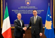 Konjufca takon zëvendësministrin italian, diskutojnë për integrimin e Kosovës në BE dhe NATO