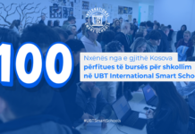 100 nxënës nga e gjithë Kosova përfitues të bursës për shkollim në UBT International Smart Schools