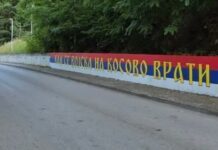 Deklaratat skandaloze të Vuçiqit për Ibrin, vjen grafiti kërcënues nga Serbia: Kur ushtria të kthehet në Kosovë