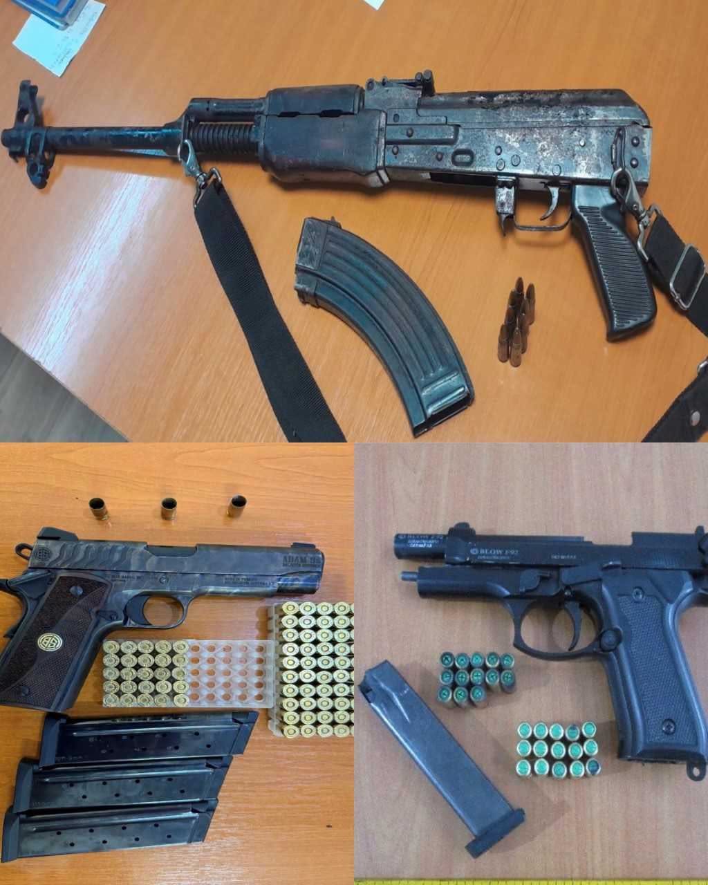 Policia sekuestron armë zjarri në tri raste në Gjakovë dhe Malishevë