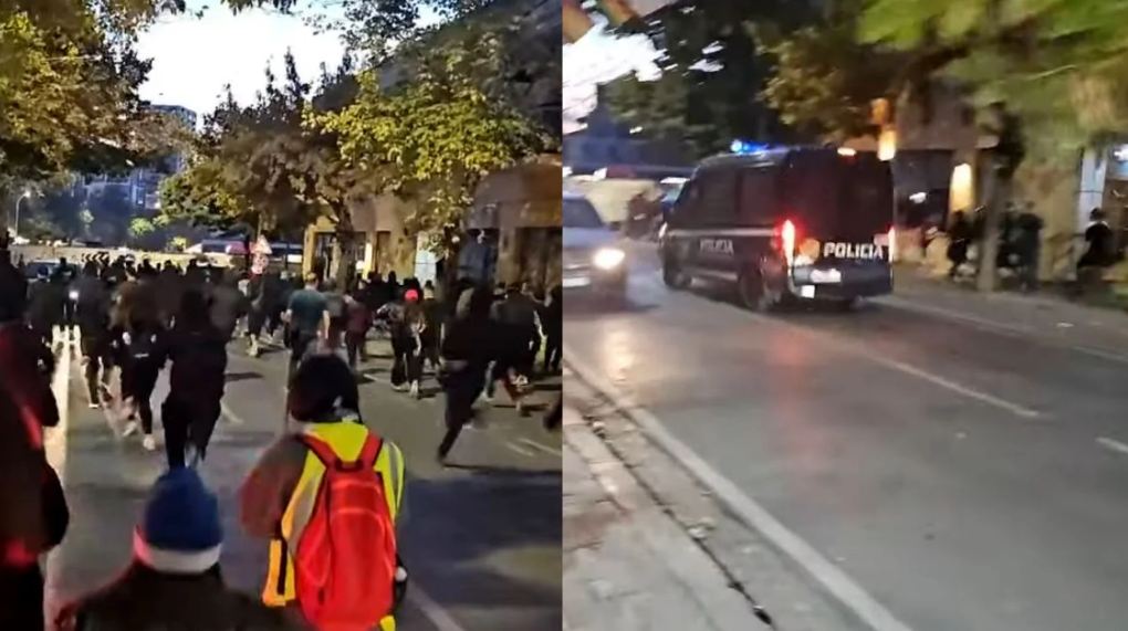 Kaos në Tiranë, policia ndjek me makina në rrugë protestuesit