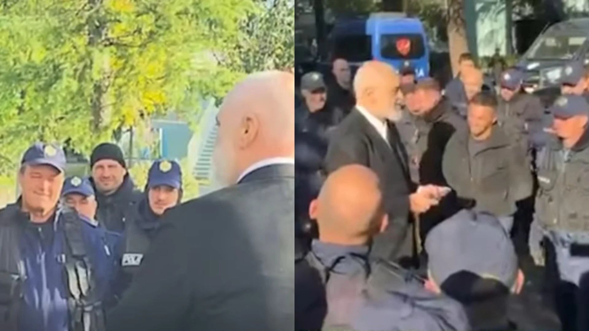 Rama me efektivët e policisë: Durim dhe vetëpërmbajtje me të rinjtë, forcë me gurëhedhësit e zjarrvënësit