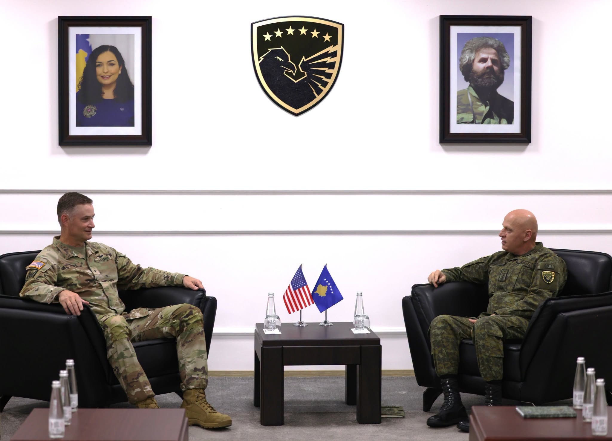 Jashari takon zëvendëskomandantin e Gardës Kombëtare të Ajovës, diskutojnë bashkëpunimin me FSK-në