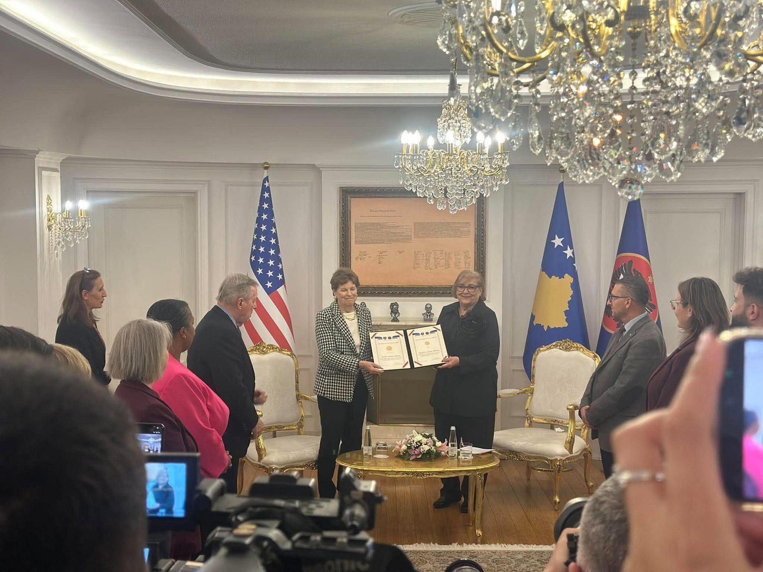 Shiroka-Pula pret në takim senatorët amerikanë Shaheen dhe Durbin