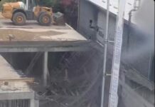 Shembet një pllakë në një objekt në ndërtim në Prizren, dyshohet se ka zënë punëtorë